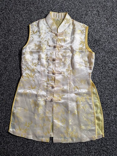 Cheongsam top size - top, gold